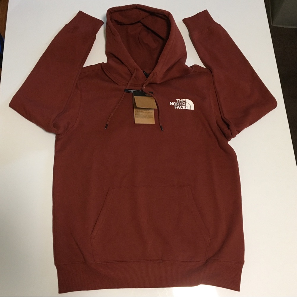 The North Face Pullover Hoodie Hooded Sweatshirt Sweater Mens Sz M Red New NWT - Picture 2 of 10